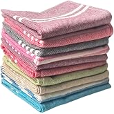 Vrde 10 Pcs Dishcloths | 12x16 Inches | Bulk Cotton Kitchen Cleaning D