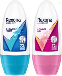 Rexona Shower Fresh/ Powder Dry Deodorant Roll-on  -  For Women (90 ml
