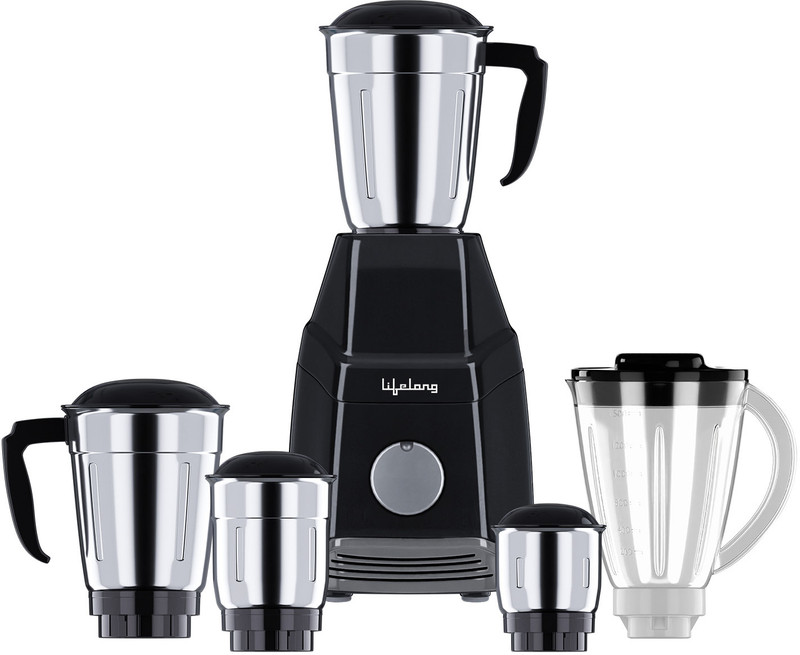 Lifelong LLMG7F 800 W Mixer Grinder (LLMG7F | 6 Jars | Black)