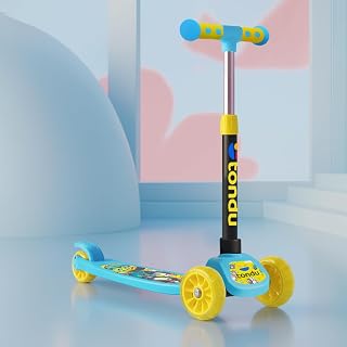 Tondu Mercury Kick Scooter for Kids 3+ Years - Foldable Kids Scooter w
