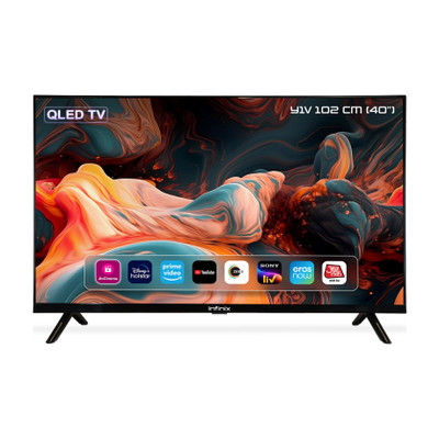 Y-Series 102 cm (40 inch) QLED Full HD Smart Linux TV with wall mount