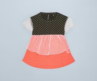 Baby Girls Above Knee Length Poly Cotton Frocks & Dress (Pack of 1)