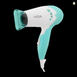 VEGA VHDH-20N Hair Dryer 1000 W, White, Turquoise