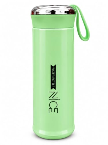 Nice Water Bottle, 400ml, Leak Resistant with Wrist Strap