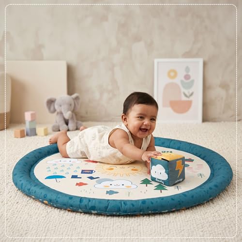 Tidy Sleep Baby Play Mat | Activity Play Mat with 1 Dice Cube Toys, |