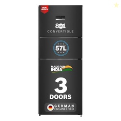 Bosch 302L, 3 Star, MaxFlex Convert Frost Free Triple Door Refrigerato