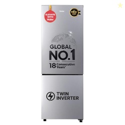 Haier 237 L 2 Star Frost Free Twin Inverter Double Door Bottom Mount R
