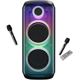 Zebronics 160W Party DJ Speaker, Dual Mic, Karaoke, 2X Full-Range 25.4