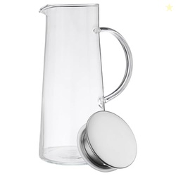 Amazon Basics Borosilicate Glass Jug 1370ml - Versatile Serving Compan