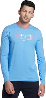 Multicolor Regular Fit Men's Long Sleeves T-Shirt Clothing