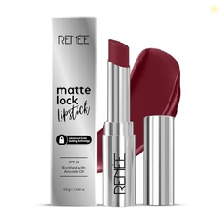 RENEE Matte Lock Lipstick- Folk, Moisturizing, Long Lasting & Weightle