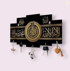 Key Holder for wall and Home Decor Wood Key Holder (5 Hooks)_fanti 2 a