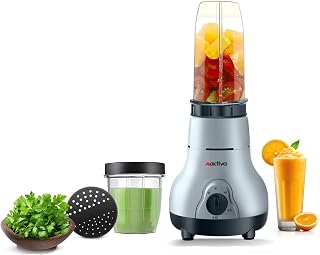 ACTIVA Easy Mix Nutri Mixer Grinder 2 Jars 500W 20000 RPM Motor Speed