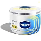 Vaseline Cloud Soft SPF 50 PA ++++ Light Moisturiser, 200 ml, for Soft