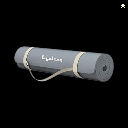 Lifelong EVA Material Anti-Slip Grey 4 mm Yoga Mat