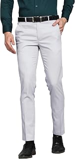 Formal Pant with Expandable Waist for Men | Men's Cotton Regular Fit F