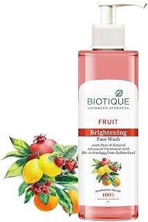Fruit Brightening Face Wash| Ayurvedic and Organically Pure| Advanced