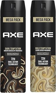 Dark Temptation Long Lasting Deodorant Bodyspray For Men 215 ml & AXE