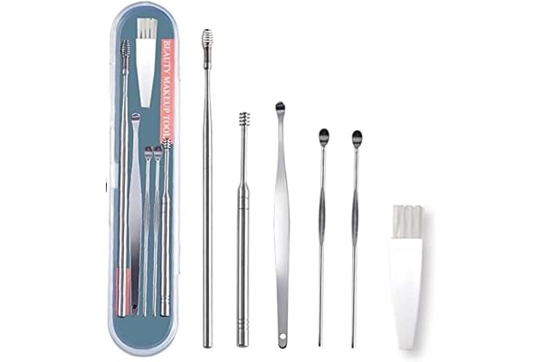 Blenka Essence Ear Wax Cleaner Resuable Ear Cleaner Earpick Tool Set w