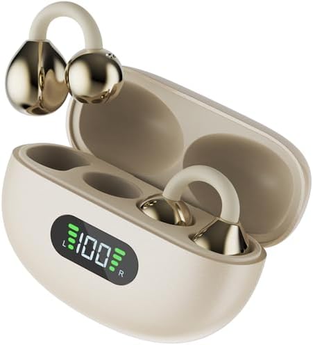 Fire-Boltt Aero Clip OWS Earbud w/Clip-On Fit, Custom EQ, Wireless Blu