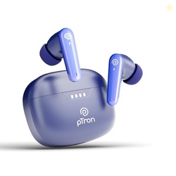pTron Basspods Tour TWS Earbuds with 3D AudioScape, 45Hrs Playtime, Tr