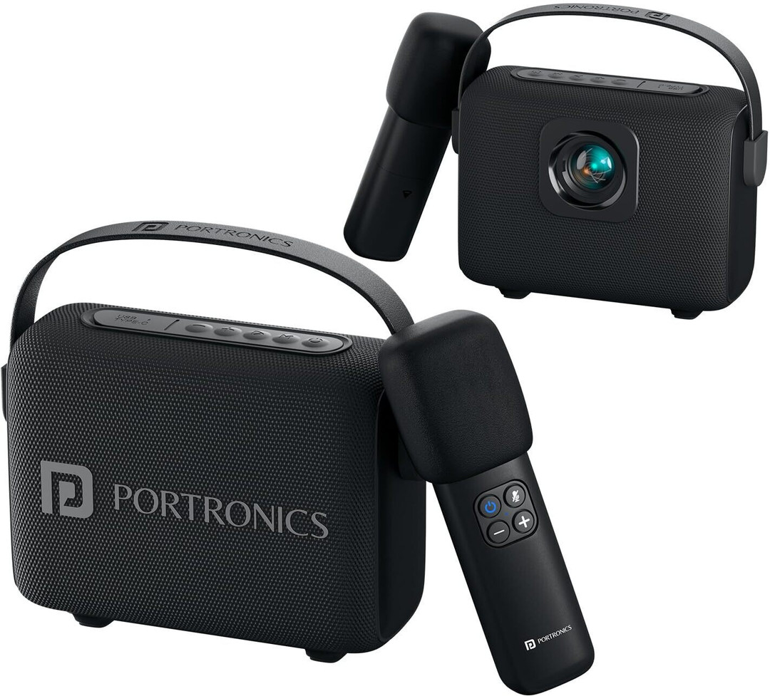 Portronics Resonate 2 14W Bluetooth Speaker With Wireless Karaoke Mic,
