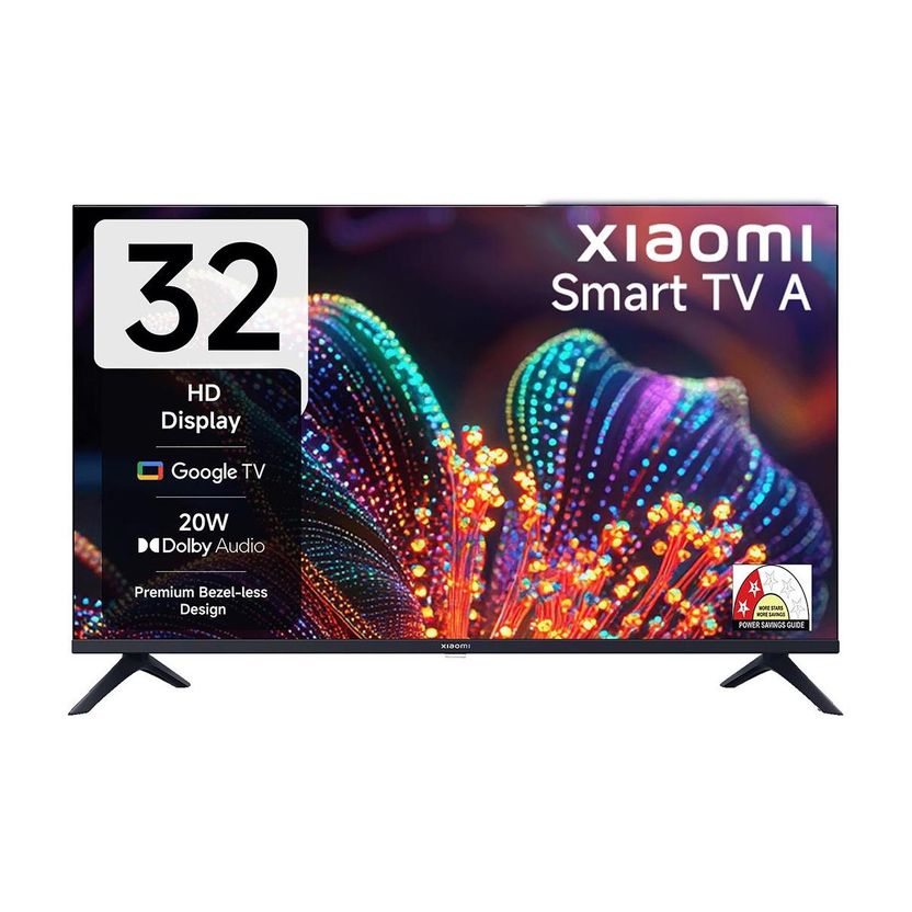 XIAOMI A 80 cm (32 inch) HD Ready LED Smart Google TV with 200+ F...mo