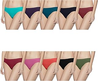 Women's Cotton Panties Regular Solid Panty (Colors and Prints May Vary