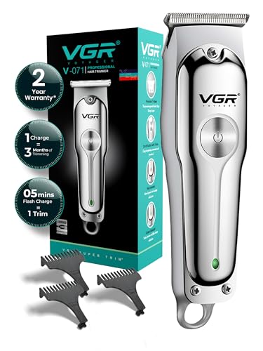 VGR V-071 Professional Beard Trimmer for Men, 2X Fast Charging, USB Ty