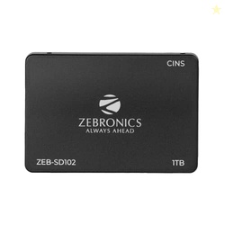 Zebronics SD102 2.5  1TB SSD, SATA III, 550MB/s Data Speed, Ultra Low
