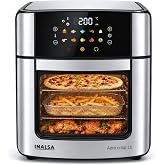 INALSA Air Fryer Oven|16L, 1800W|Stainless Steel Body12-in-1 Functions