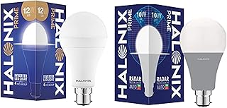 Halonix Prime 12W B22D Inverter Rechargebale Emergency Led Bulb (Pack