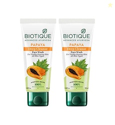 Papaya Deep Cleanse Face Wash | Gentle Exfoliation | Visibly Glowing S