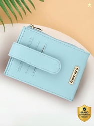 Fastrack Women Casual Blue Artificial Leather Wallet - Regular Size (7