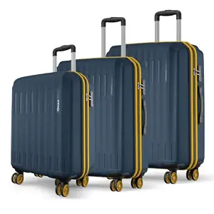 Safari Genius Alley Set of 3 (Cabin+ Medium + Large) Trolley Bags Hard