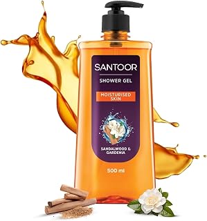 SANTOOR Moisturizing Shower Gel With Natural Sandalwood & Gardenia Ext