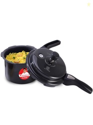 Wonderchef Taurus Black Aluminium Induction Base Outer Lid Hard Anodiz