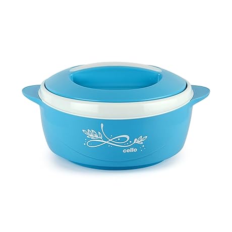 Sapphire Insulated Casserole Hot Pot For Kitchen 1250 ml Blue | Easy t