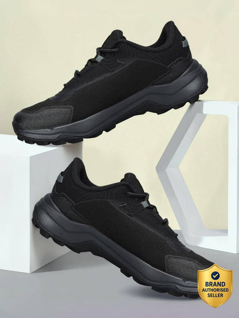 PUMA Quest X Running Shoes For Men (Black , 9)