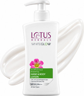 LOTUS HERBALS Wg Skin Whitening & Brightening Hand & Body Lotion 400 m