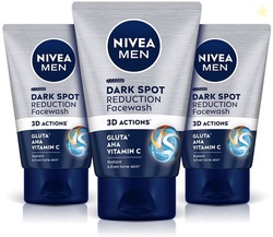 Nivea Men Dark Spot Reduction Cleanser Combo, with Vitamin C, AHA, For