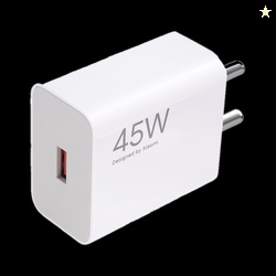 XIAOMI by Mi 45 W PD 4 A Wall Charger for Mobile with Detachable Cable