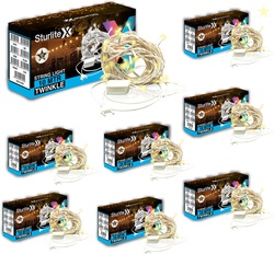 Sturlite 46 LEDs 10 m Yellow Flickering, Steady Bulb Rice Lights Pack