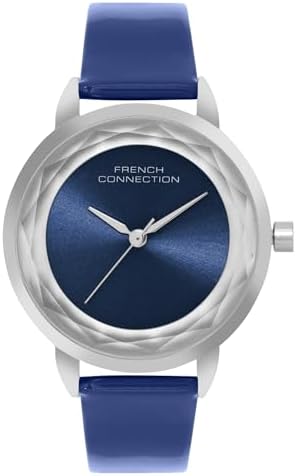 French Connection Astral Blue Round Dial Womens Analogue Watch FCN077U