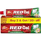 Dabur Red Gel Ayurvedic Toothpaste - 300g (150g x 2) | Reduction in Ba