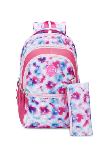 Lavie Sport Dreamscape Backpack | 22 Liters | Rain Cover | Gift for Bo
