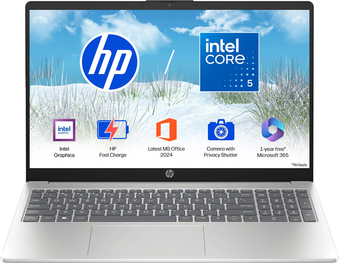 HP 15 Intel Core 5 120U - (24 GB/512 GB SSD/Windows 11 Home) 15-fd0262