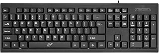 Ant Value FKBRI01 Ultra-Slim Compact USB Wired Keyboard for Mac and PC