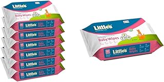 Little's Soft Cleansing Baby Wipes with Aloe Vera, Jojoba Oil and Vita