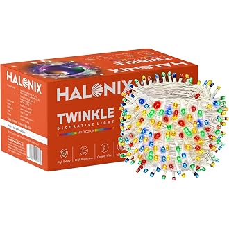 Halonix Twinkle 32 Feet Multicolor 46 LED Decorative Light | Diwali Li